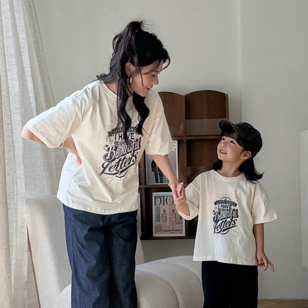 Áo Thun Gia Đình - Kết Nối Yêu Thương B615 | JJ Kids Fashion