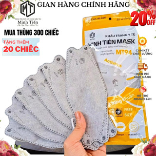 [ Bịch 10 chiếc] Khẩu Trang MINH TIẾN Kf94, Chính Hãng Công Ty,04 Lớp Ngừa Tia Uv,  Bụi