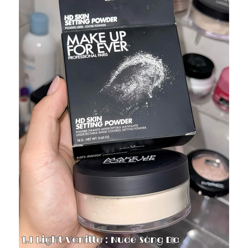 Phấn phủ Make Up For Ever HD Skin Setting Powder – Mịn da, khóa nền 12h, kiềm dầu đỉnh
