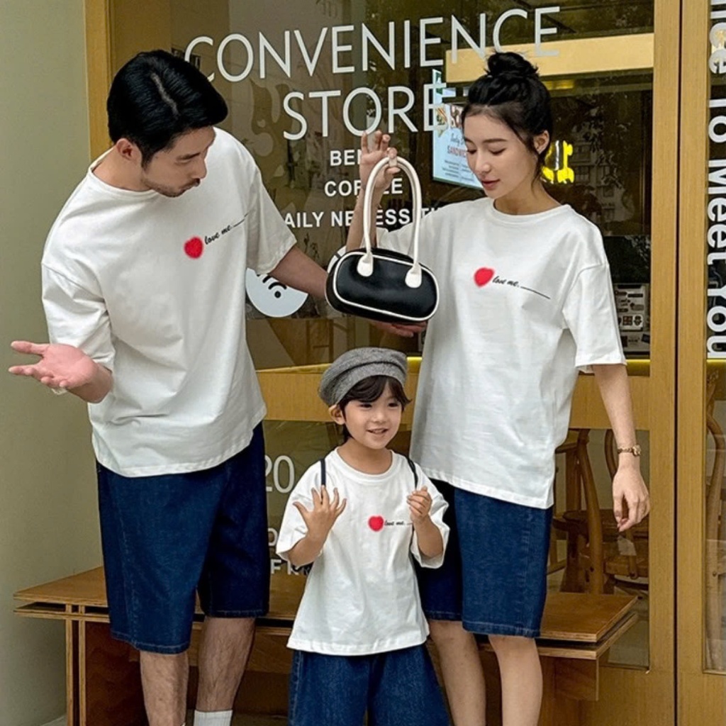 Áo Thun Gia Đình - Kết Nối Yêu Thương B611 | JJ Kids Fashion