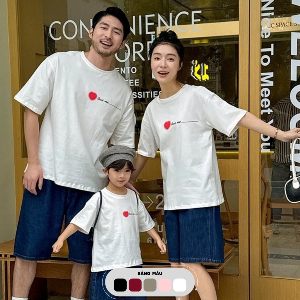 Áo Thun Gia Đình - Kết Nối Yêu Thương B611 | JJ Kids Fashion