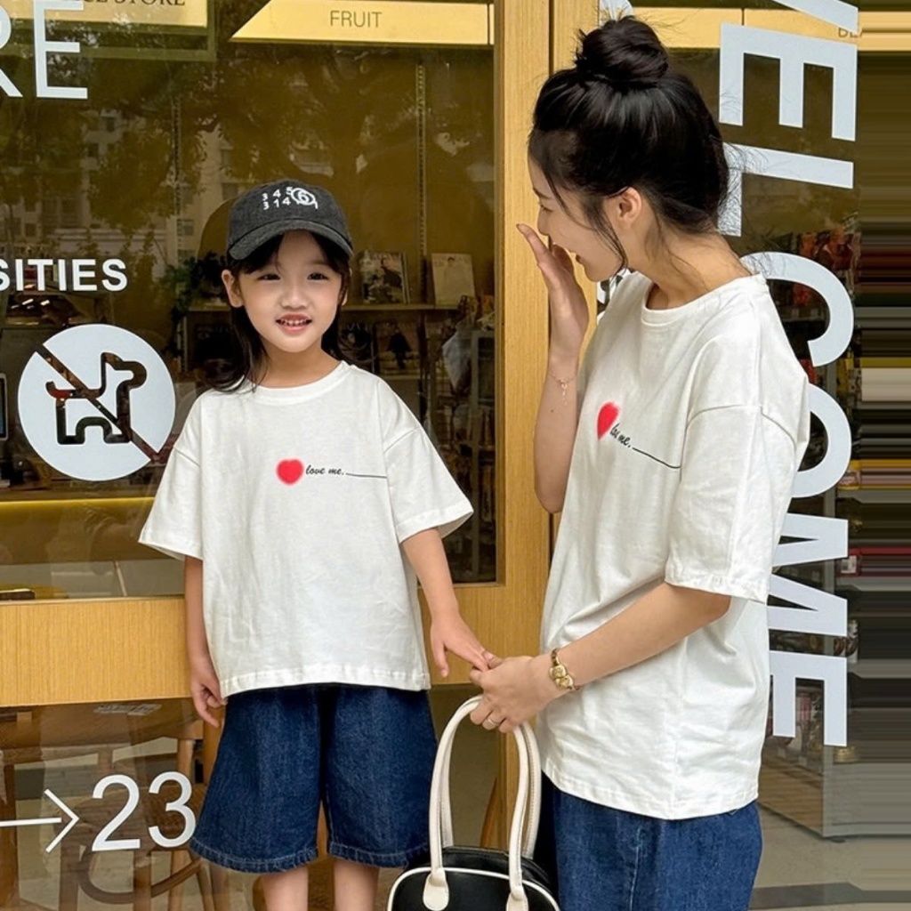 Áo Thun Gia Đình - Kết Nối Yêu Thương B611 | JJ Kids Fashion