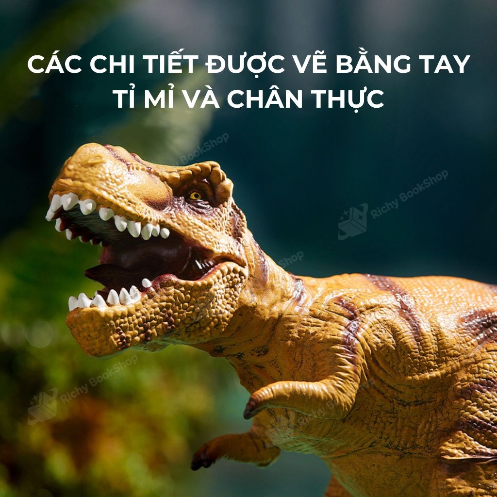 Mô Hình Khủng Long Size Lớn Cao Cấp - Tyrannosaurus Rex, Triceratops, Stegosaurus, Ankylosaurus