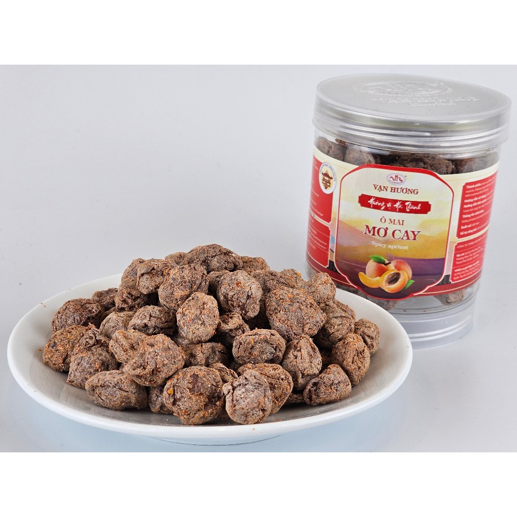 Ô Mai Mơ Cay Vạn Hương Chuẩn Vị Truyền Thống hộp (200gr, 350gr) , túi zip (100gr)
