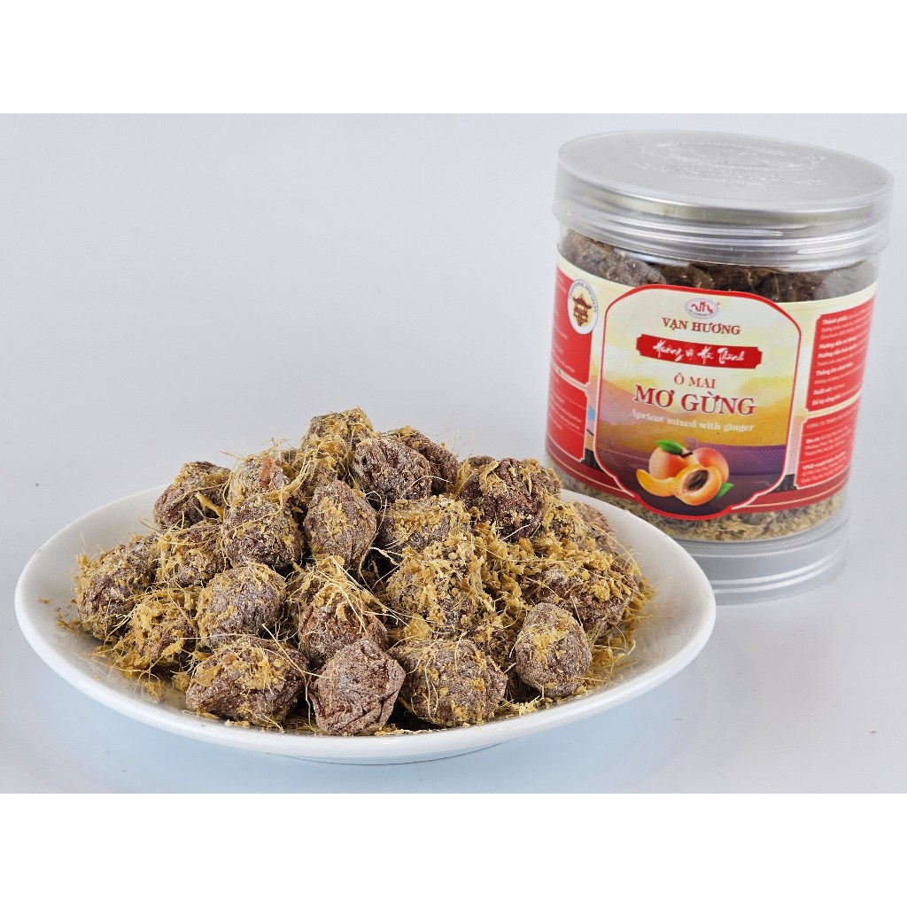 Ô Mai Mơ Gừng Vạn Hương Chuẩn Vị Truyền Thống hộp (200gr, 350gr)