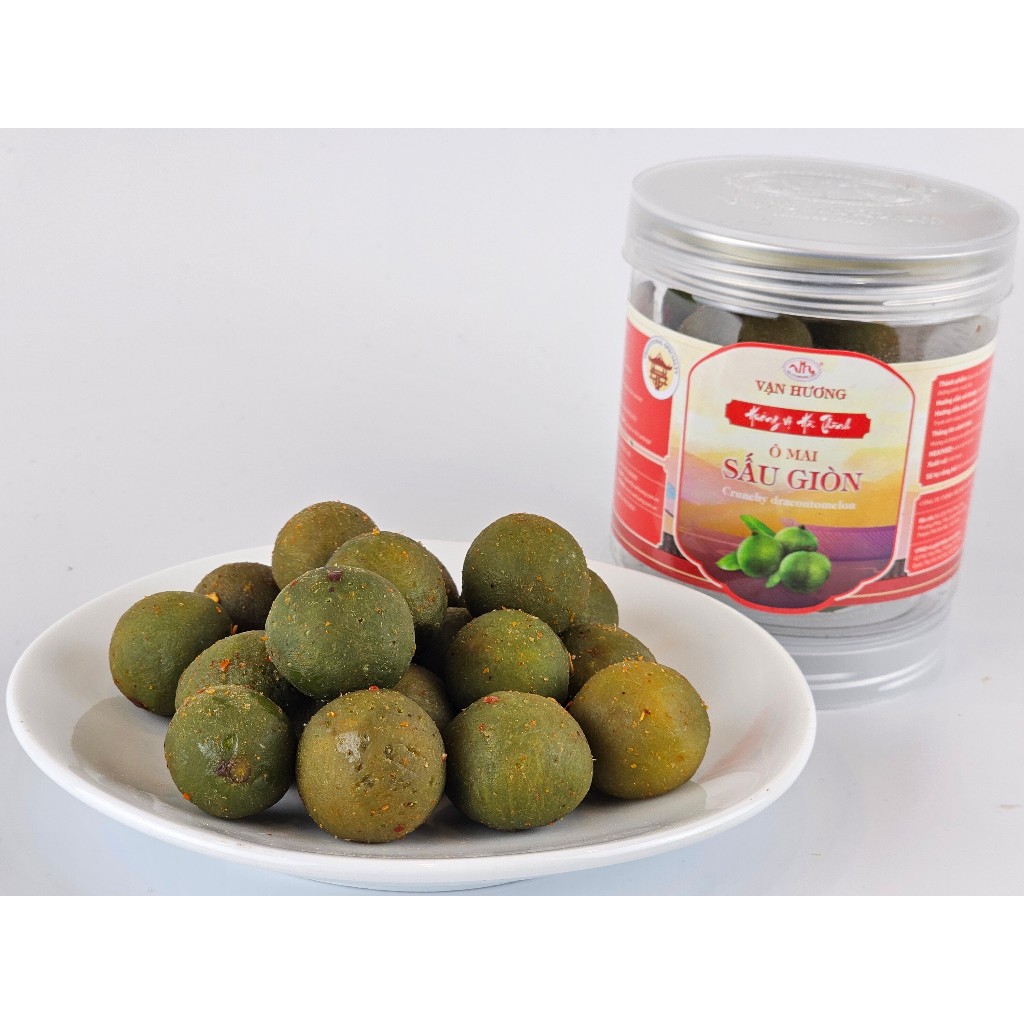 Ô Mai Sấu Giòn Vạn Hương Chuẩn Vị Truyền Thống hộp (200gr, 350gr), túi zip (100gr)