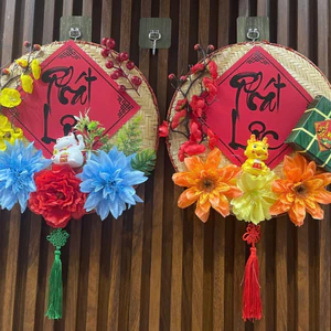 Mẹt trang trí tết, mẹt bánh chưng,tết cổ truyền đường kính 40cm