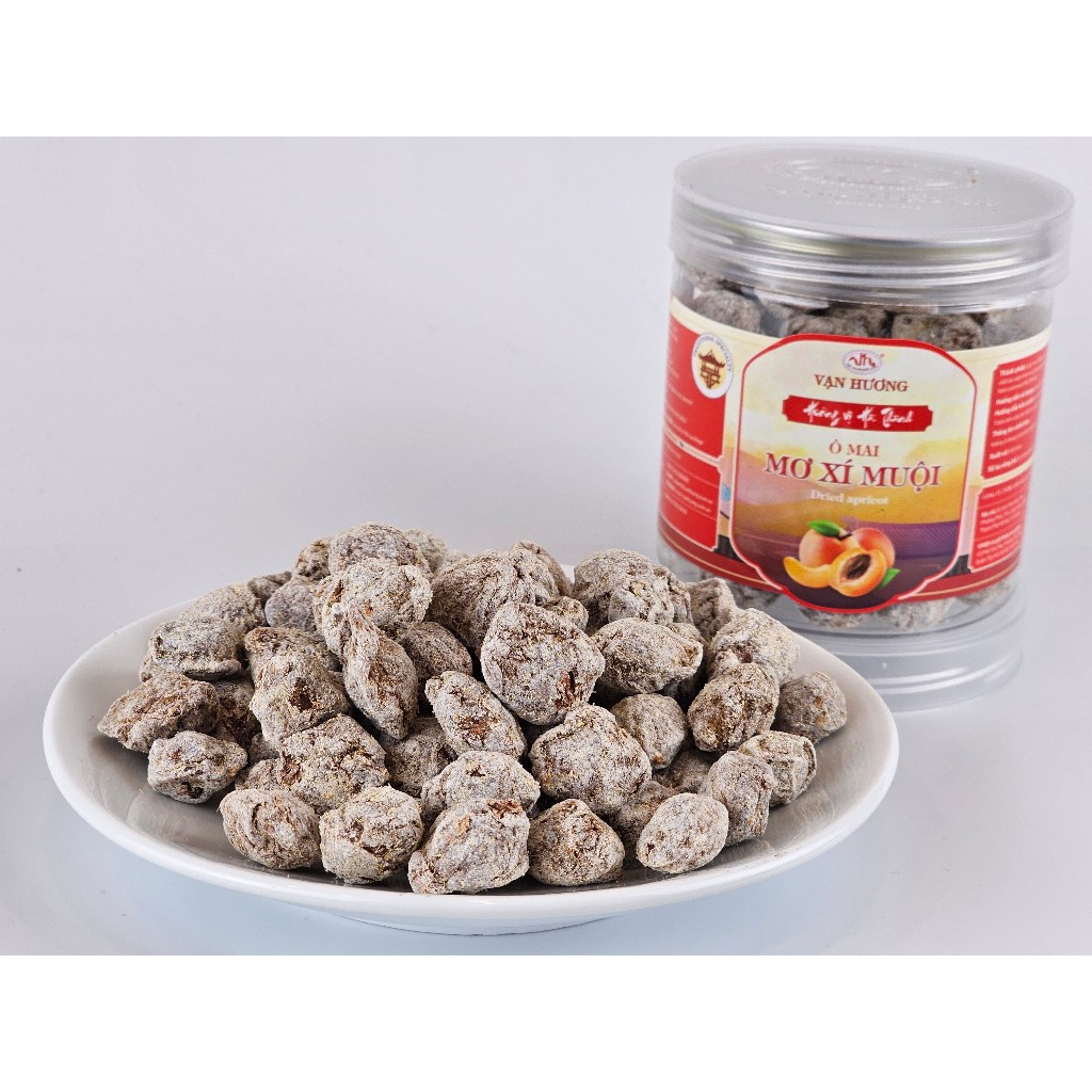 Ô Mai Mơ Xí Muội Vạn Hương Chuẩn Vị Truyền Thống hộp (200gr, 350gr), túi zip (100gr)