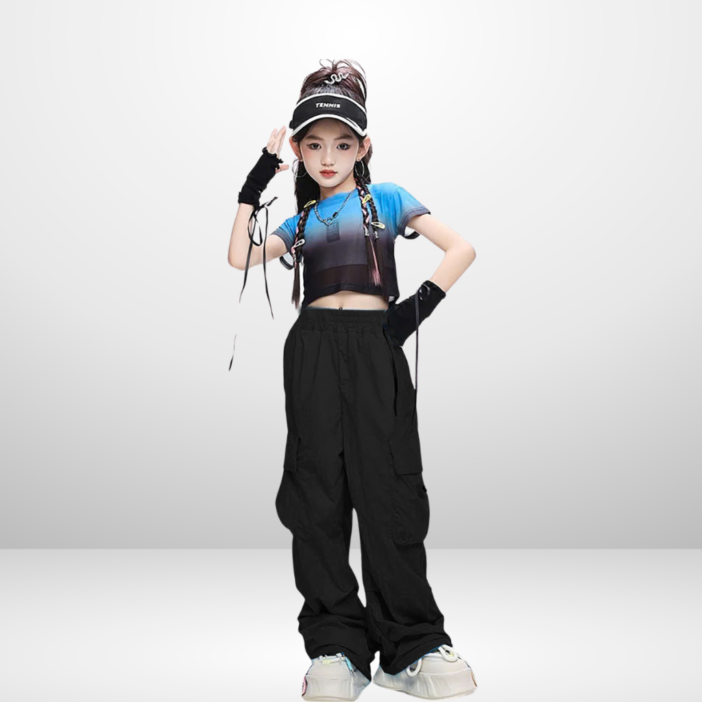 Quần ống rộng Phong Cách hip hop Đường Phố Cho Bé Trai, Bé Gái | JJ Kids Fashion