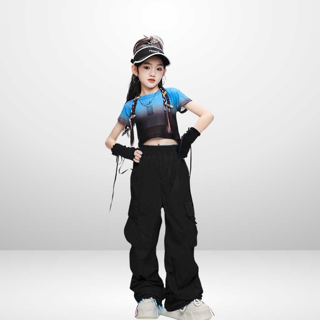 Quần ống rộng Phong Cách hip hop Đường Phố Cho Bé Trai, Bé Gái | JJ Kids Fashion
