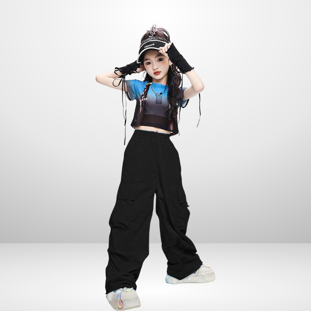 Quần ống rộng Phong Cách hip hop Đường Phố Cho Bé Trai, Bé Gái | JJ Kids Fashion