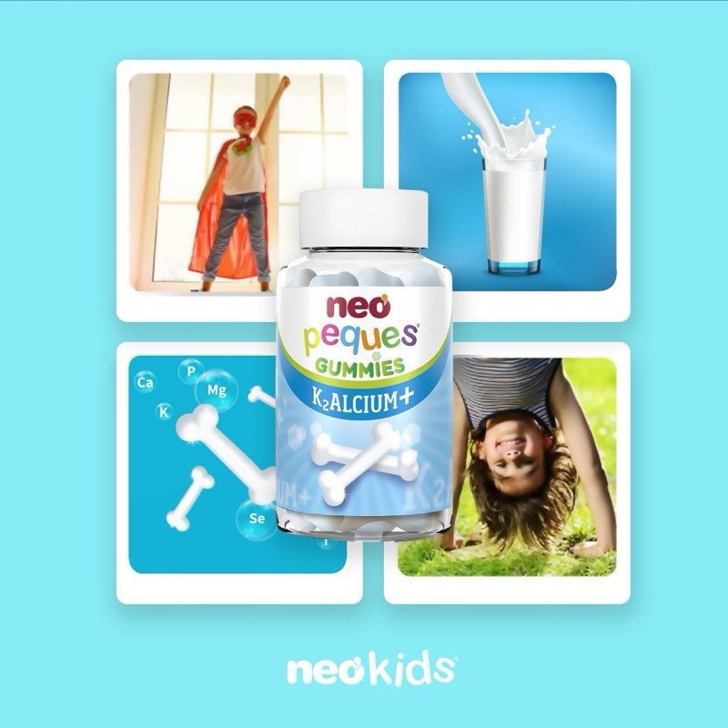 Gummies canxi vị sữa chua NeoKids hộp 60 viên dat mới