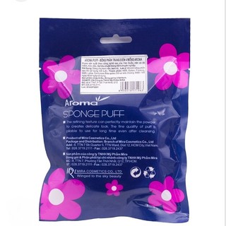 Bông phấn trang điểm AROMA Cotton Pollen (4 miếng) C400
