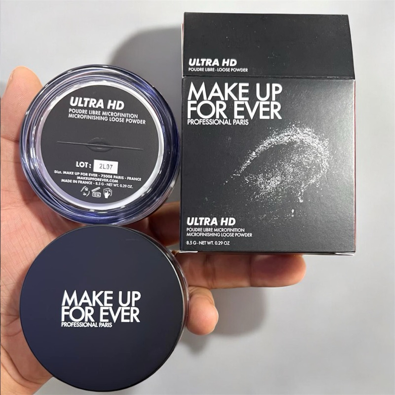 Phấn Phủ Bột Không Màu Make Up For Ever Ultra HD. Phủ kiềm dầu trong suốt siêu đỉnh.