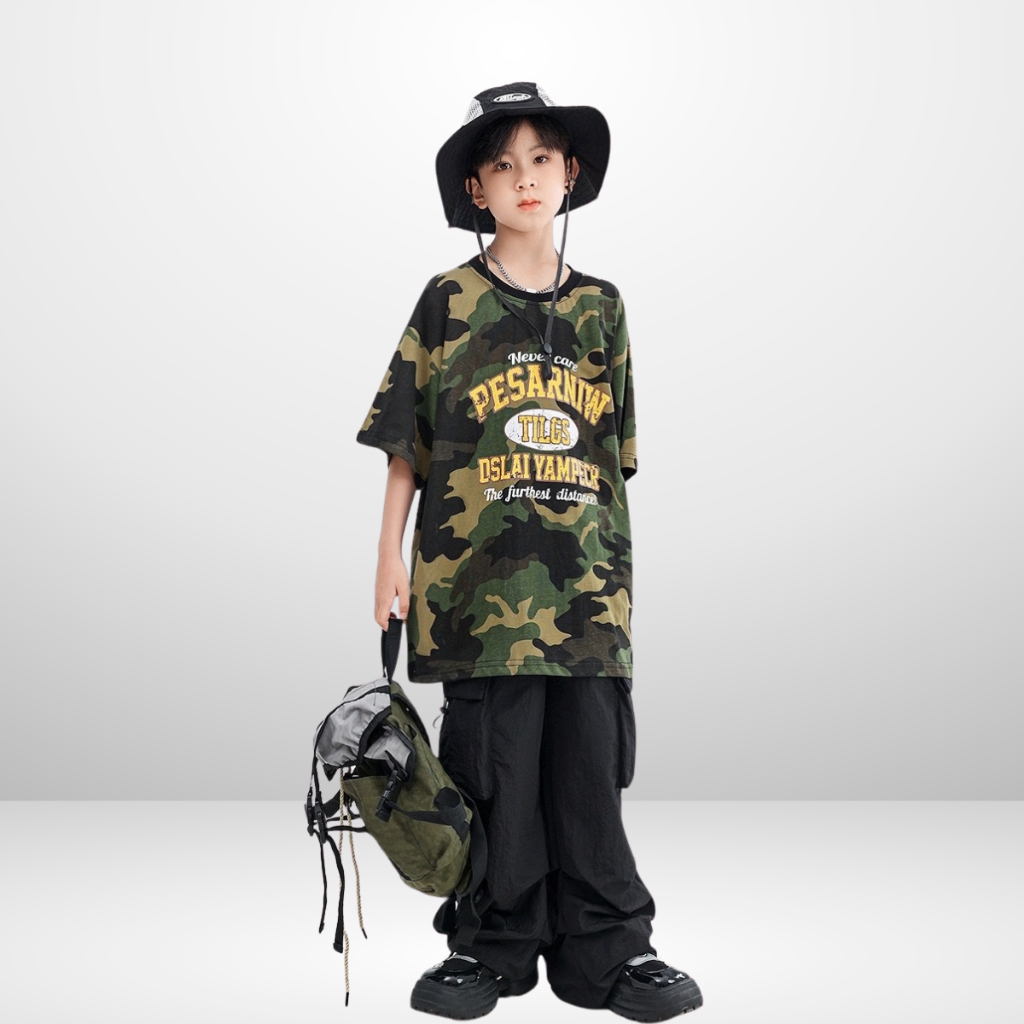 Quần ống rộng Phong Cách hip hop Đường Phố Cho Bé Trai, Bé Gái | JJ Kids Fashion