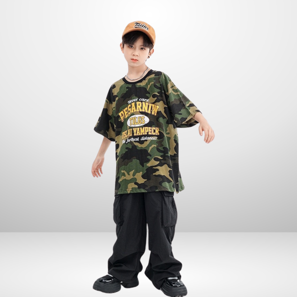 Quần ống rộng Phong Cách hip hop Đường Phố Cho Bé Trai, Bé Gái | JJ Kids Fashion