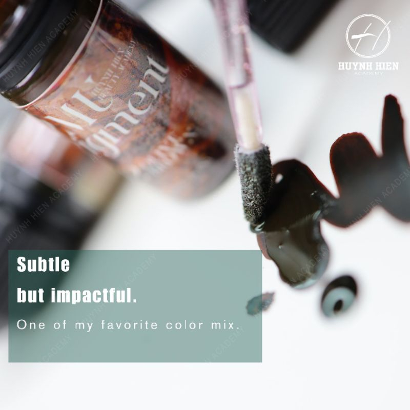 Mực H huỳnh hiển mẫu mới, giữ và bám màu - PMU Pigment