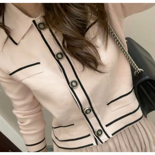 SET TWEED LEN XÙ CARDIGAN LILY ROSE JACKET TI NGOAN- HỒNG