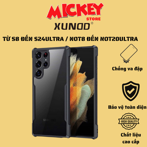 Ốp lưng chống sốc Xundd 226ultra s26 s26plus s22 s21 s9 s10 s20ultra/plus not8 not9 not10 not20ultra