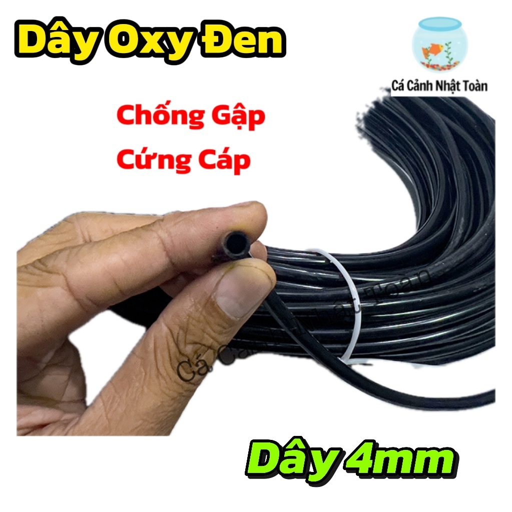 DÂY OXY ĐEN DẺO CHỐNG GẬP CHO MÁY SỦI OXY