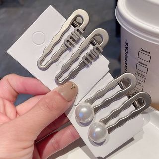IK Kẹp Tóc Mái Tiểu Thư Dễ Thương Phong Cách Y2K K22