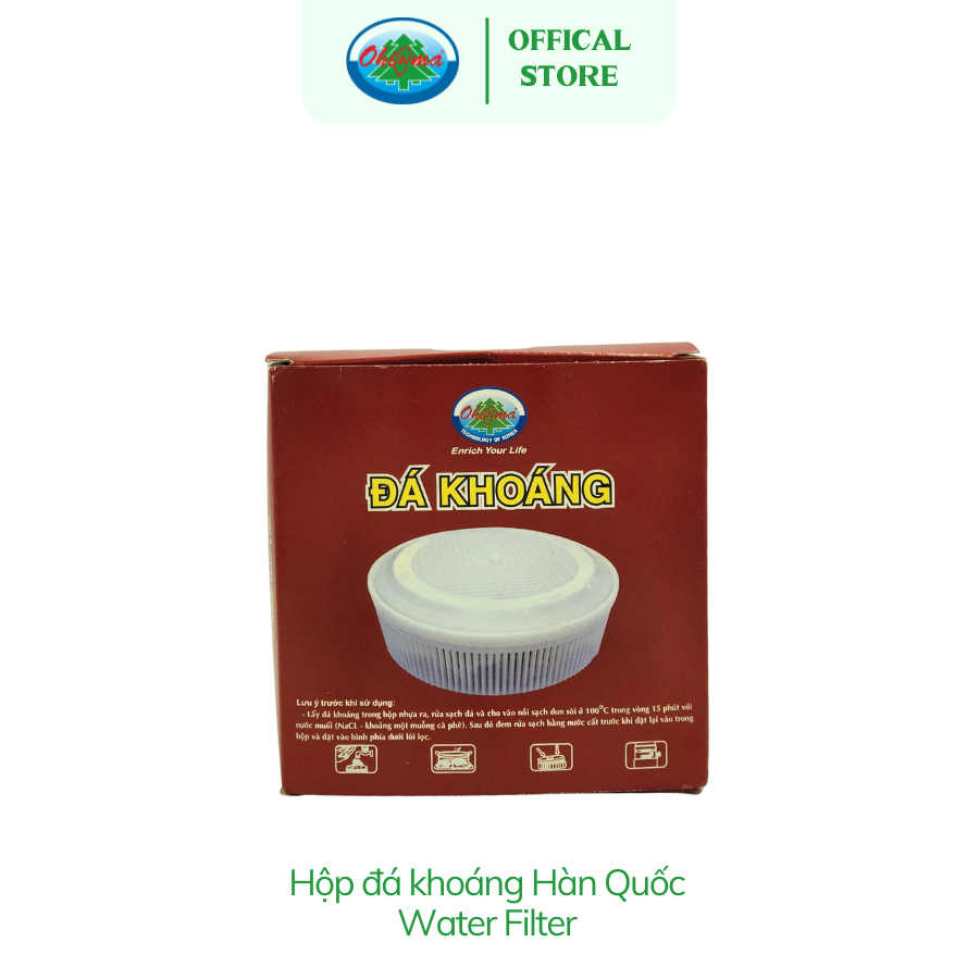 Ảnh Hộp Đá Khoáng Ohiama Water Filter Hàn Quốc - Phụ Kiện, Linh Kiện Thay Thế Bình Lọc Nước Chính Hãng 3