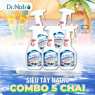 Combo 5 Chai Siêu Tẩy Đa Năng  ( tặng dưỡng hoa 300 ml)