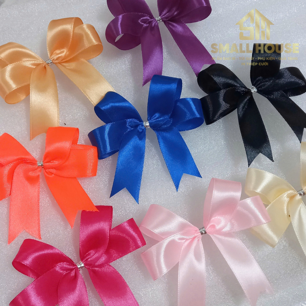 20 chiếc nơ ruy băng 8 * 8cm, nơ ruy băng nhiều màu, nơ satin, phụ kiện quần áo,Túi đựng thiệp cưới
