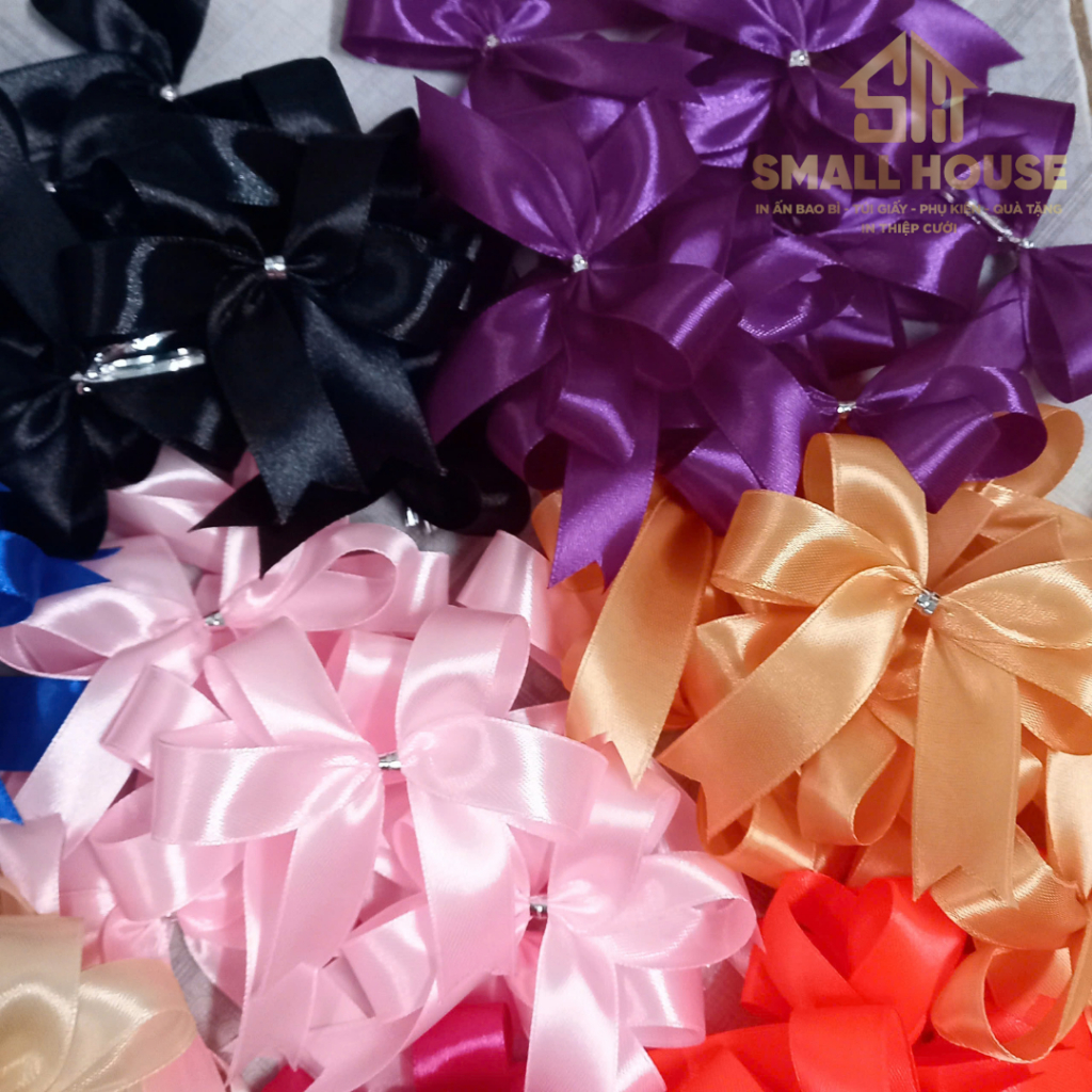 20 chiếc nơ ruy băng 8 * 8cm, nơ ruy băng nhiều màu, nơ satin, phụ kiện quần áo,Túi đựng thiệp cưới