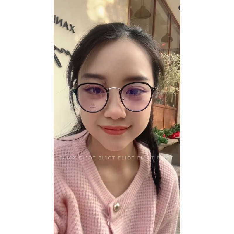 Gọng kính tròn ELIOT EYEWEAR chất liệu nhựa dẻo phụ kiện thời trang nam nữ nhiều màu sắc 8076