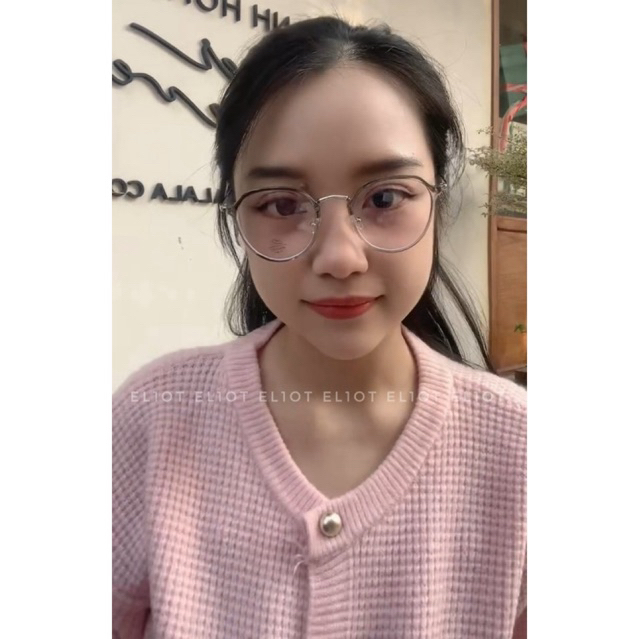 Gọng kính tròn ELIOT EYEWEAR chất liệu nhựa dẻo phụ kiện thời trang nam nữ nhiều màu sắc 8076