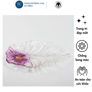 Bát, dĩa thủy tinh màu tím Walther-Glass