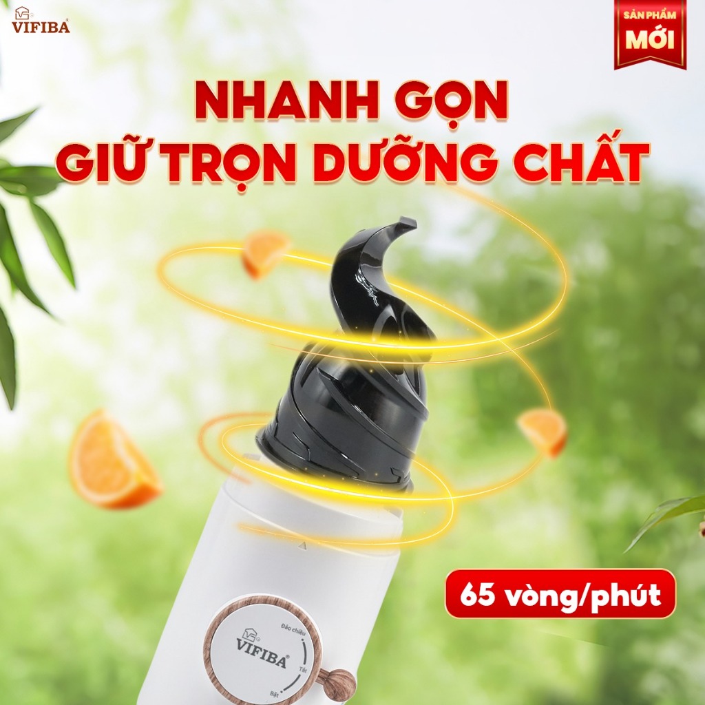 Ảnh Máy Ép Chậm Daiki Vifiba, Máy Ép Trái Cây 120W, Máy Làm Kem Hoa Quả, Bảo hành 25 tháng 3