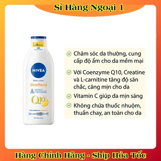 Dưỡng thể Nivea Q10 Vitamin C 400ML giúp sáng da, mềm mịn– Nội địa Đức Đủ Bill [Hot] .