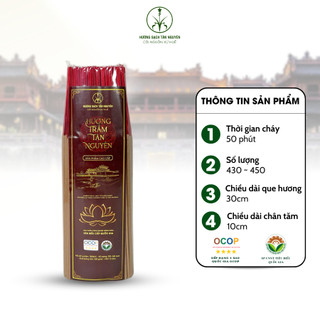 [OCOP 4 SAO - CAO CẤP] Túi 500gram hương trầm cao cấp Tân Nguyên, dài 38cm, trầm hương tự nhiên, không hóa chất