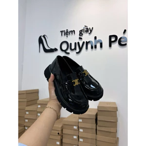 GIÀY LƯỜI MOCA TAG ĐỒNG DA BÓNG XỊN (SẴN 35-39)