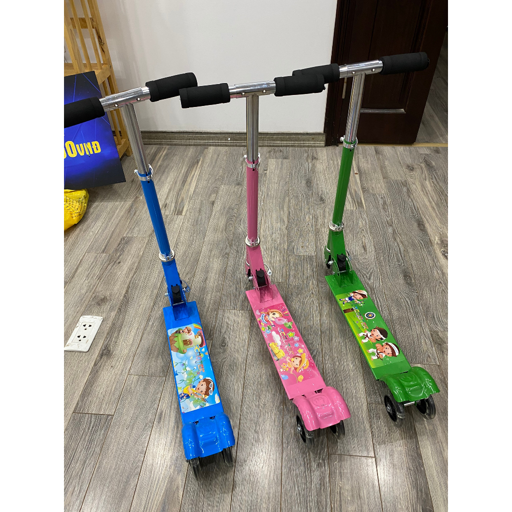 Ảnh Xe Trượt Scooter Cougar 951 CENTOSY Chính Hãng Dành Cho Trẻ Em, Có 3 Bánh Phát Sáng, Điều Chỉnh Được Chiều Cao 2