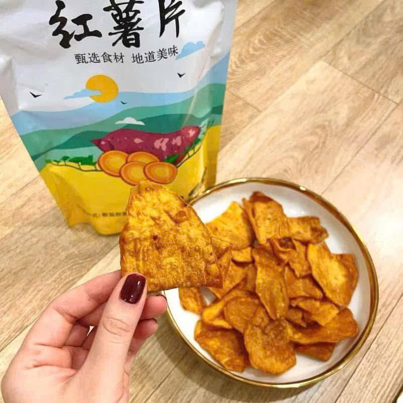 Khoai lang sấy Nội Địa Trung khoai mật sấy nội địa giòn rụm 250g
