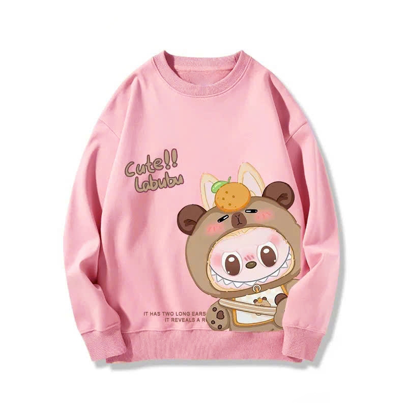 Áo nỉ labubu cute cho bé gái size đại BEESHOP áo thu đông bé gái D25023