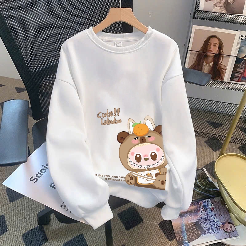 Áo nỉ labubu cute cho bé gái size đại BEESHOP áo thu đông bé gái D25023