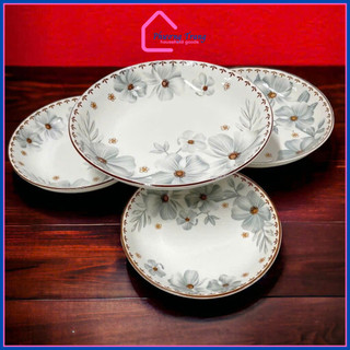 DĨA TRÒN ẢO HOA DỪA TRẮNG HOA VĂN 4D - SIZE 6,7,8,9 - Phương Trang