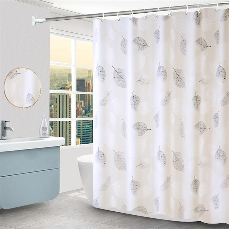 Rèm tắm chống thấm nước chống nấm mốc dày phòng tắm vách ngăn không đục lỗ rèm phòng tắm