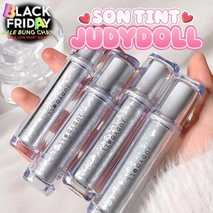 Son Bóng JUDYDOLL Ice-Iron Watery Lip Gloss Căng Bóng Mát Lạnh Dưỡng Ẩm Không Lem Lâu Trôi