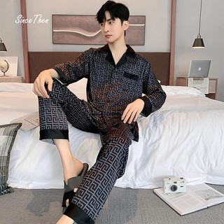 Đồ ngủ nam mặc nhà ngắn tay quần dài, pijama nam cao cấp màu đen (Kèm ảnh thật) - Since Then