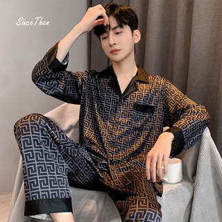 Đồ ngủ nam mặc nhà ngắn tay quần dài, pijama nam cao cấp màu đen (Kèm ảnh thật) - Since Then