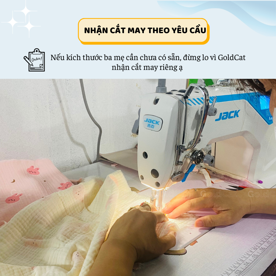 Ảnh Vỏ Phụ Kiện GOLDCAT Phù Hợp Cho Mọi Loại Nôi Cũi, Cắt May Theo Yêu Cầu 2