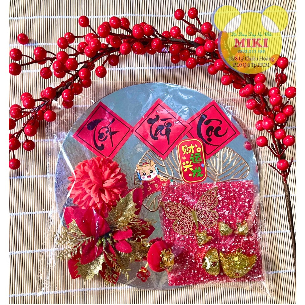 SET THÁP ĐÀO ĐÔNG - TRANG TRÍ THÁP BÁNH NƯỚC - TẾT XUÂN