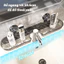 Giá Đựng Đồ Gắn Bồn Rửa Mặt Trong Suốt, Kệ Để Đồ Nhà Tắm Hút Chân Không Có Lỗ Thoát Nước Đa Năng
