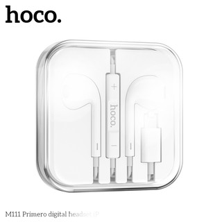 Tai nghe có dây chân LN Hoco M111 / M111 Max cho Táo 14 Seri trở xuống, Không cần bật Bluetooth, Hỗ trợ đàm thoại (Trắng
