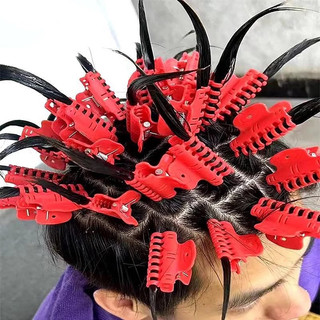 Set 30 cái kẹp uốn xoăn tóc Spider, Ruffled, uốn sâu tóc nam 3 size